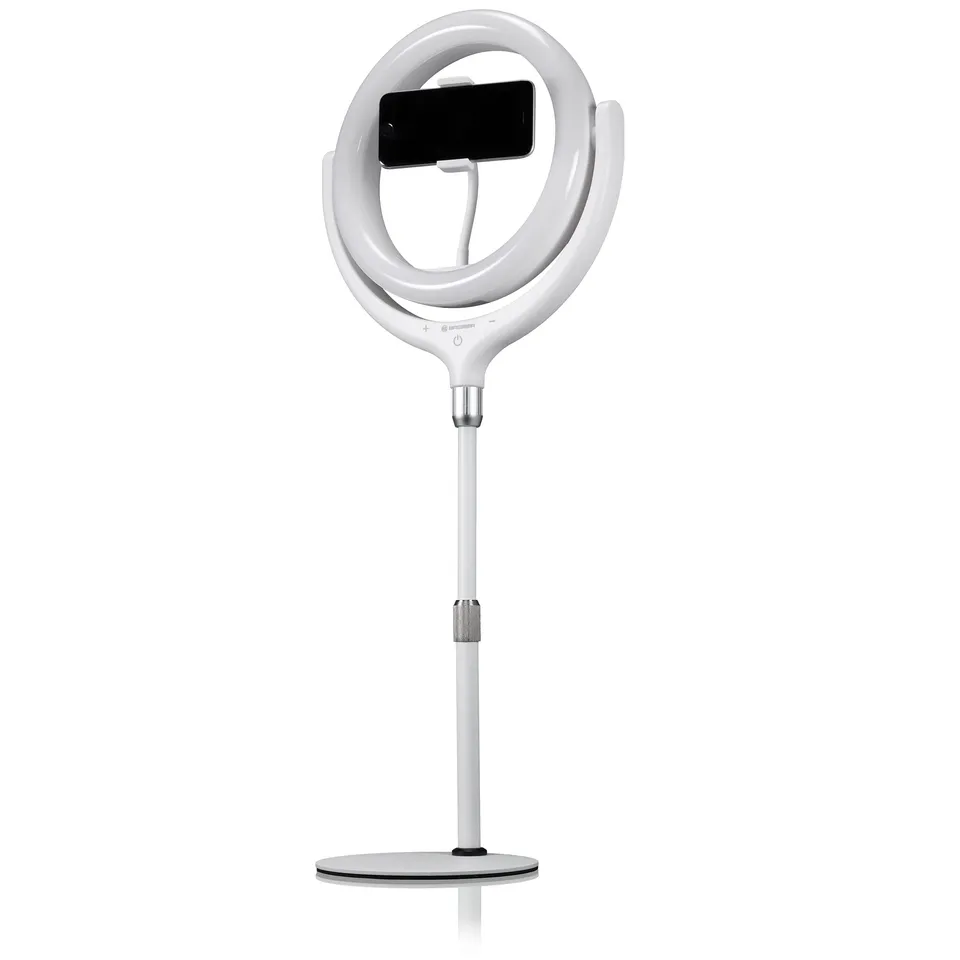 bresser-rl-10b-led-ringlicht-mit-stativ-wei image 1