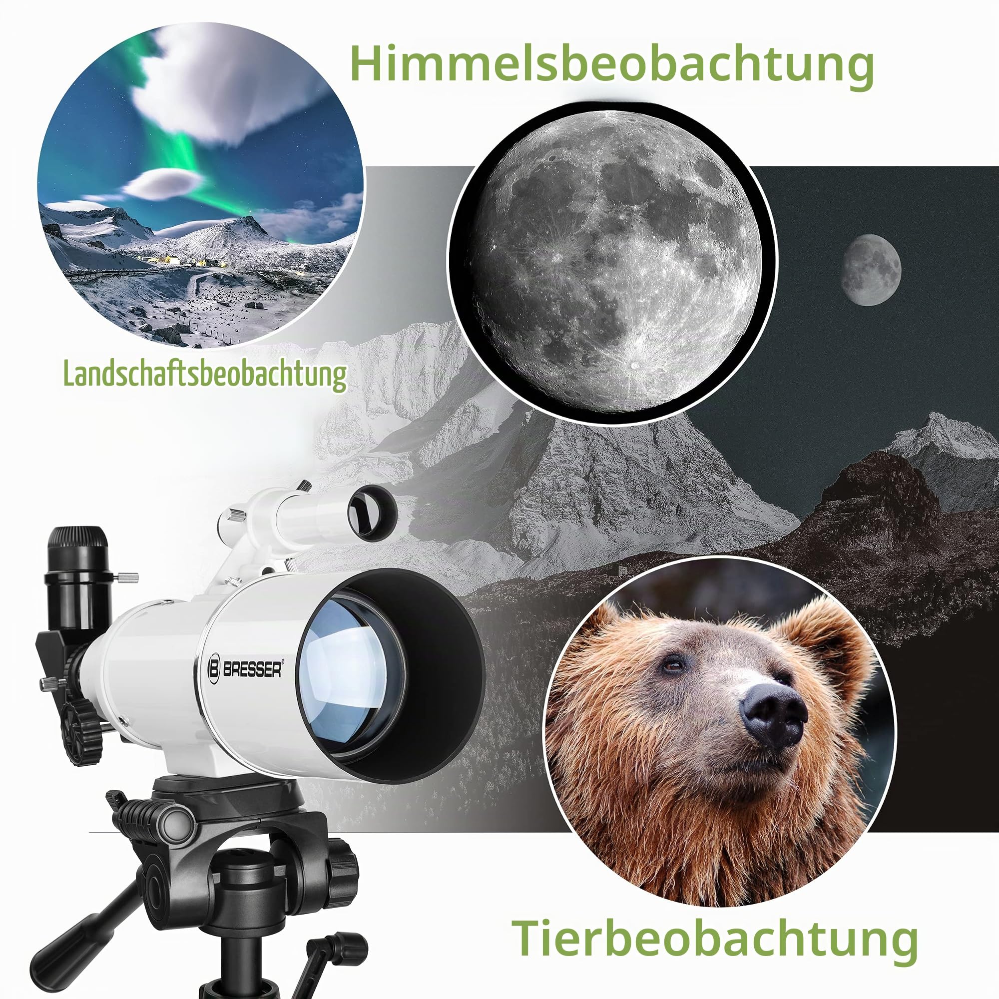 bresser-classic-70-350-refraktor-teleskop-starterpaket-mit-stativ image 2