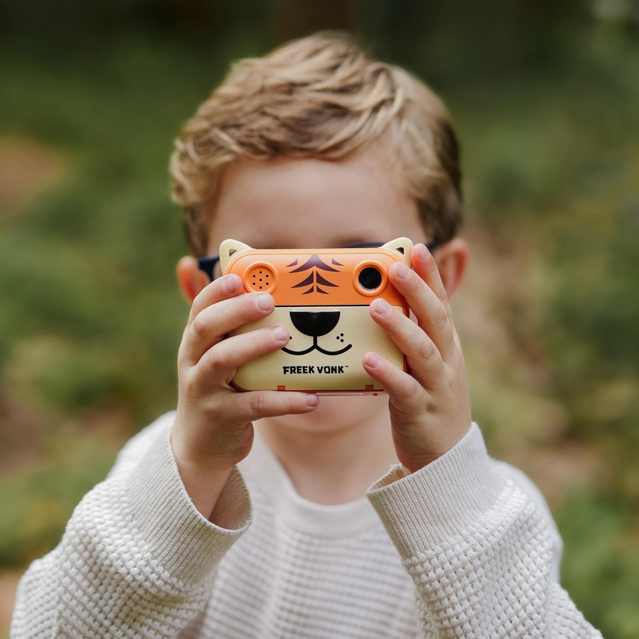 bresser-freek-vonk-x-bresser-kinder-sofortbildkamera-mit-drucker-tigerdesign image 3