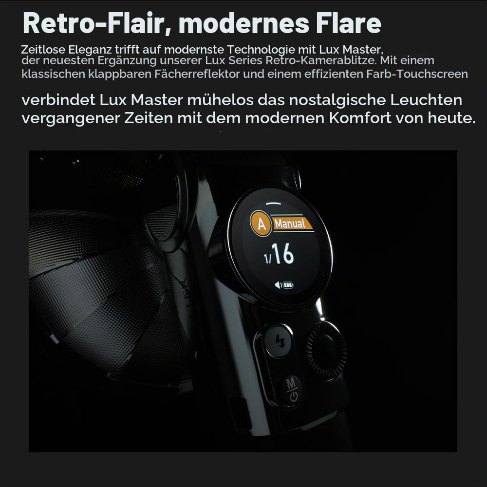 godox-lux-master-retro-blitz-mit-touchscreen-ttl-hss-2-4g image 2