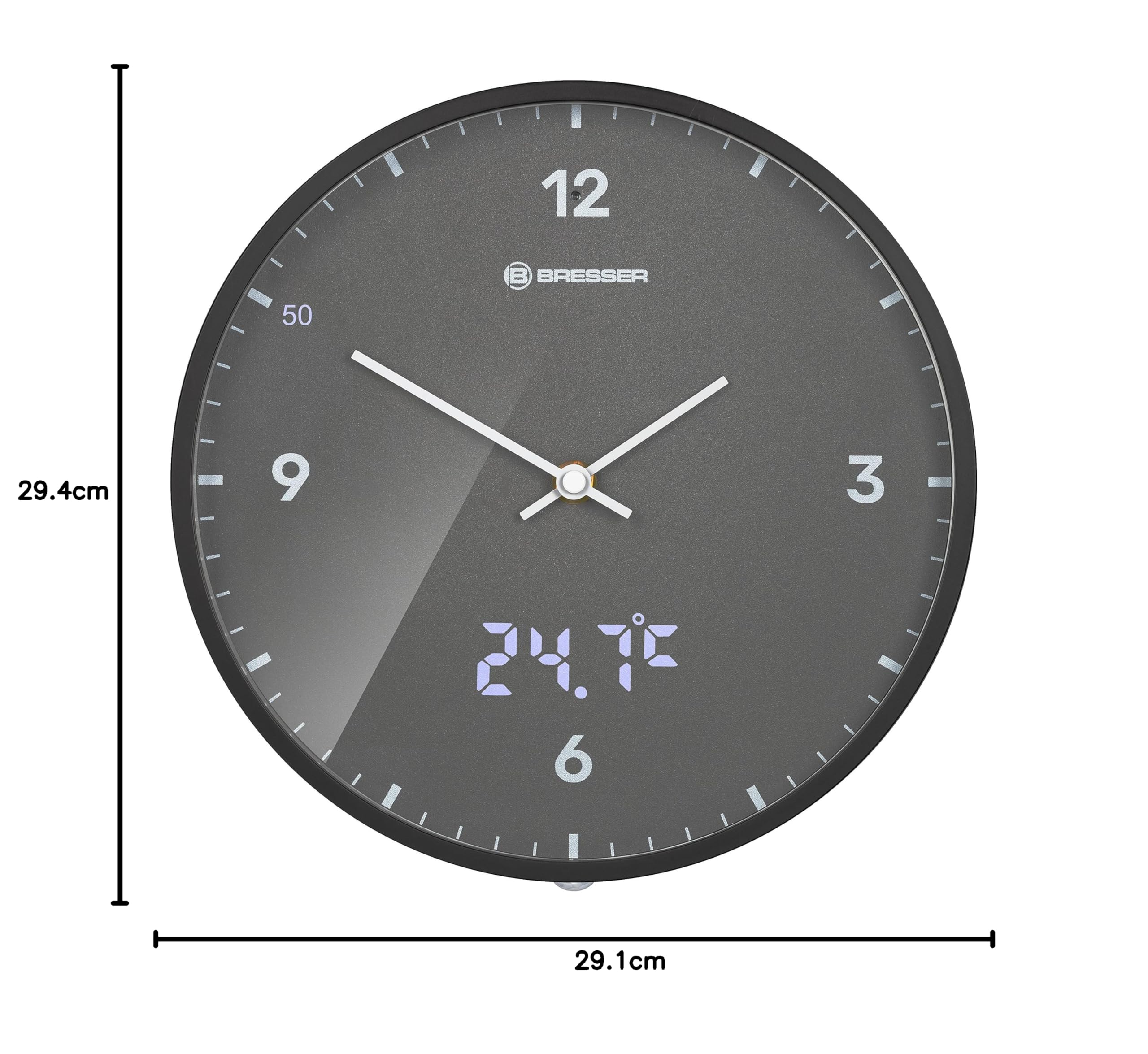 bresser-mytime-ledsec-funk-wanduhr-24-cm-mit-temperaturanzeige-anthracite image 8