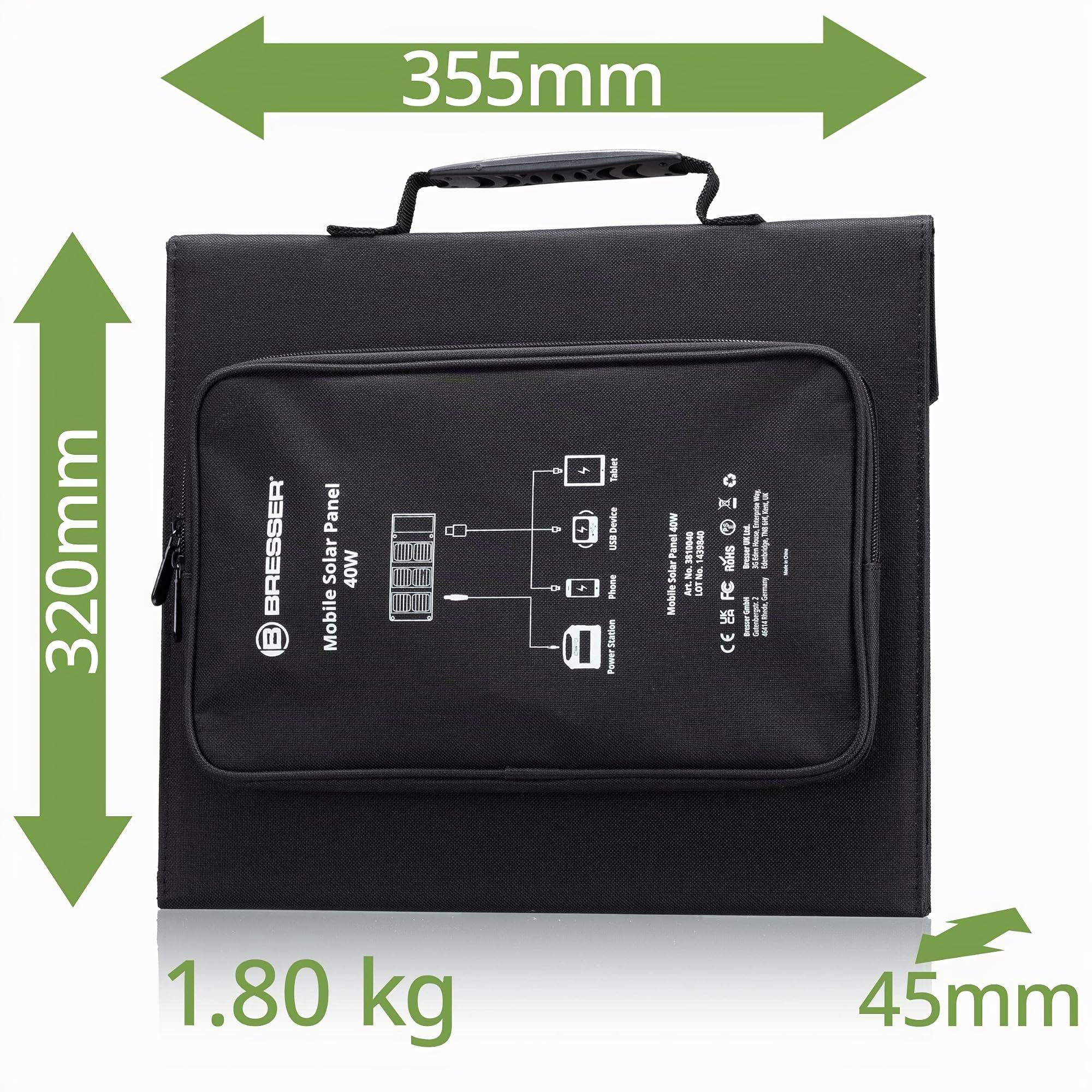 bresser-solar-ladeger-t-40w-mit-dc-3x-usb-a-inkl-qc3-0 image 6