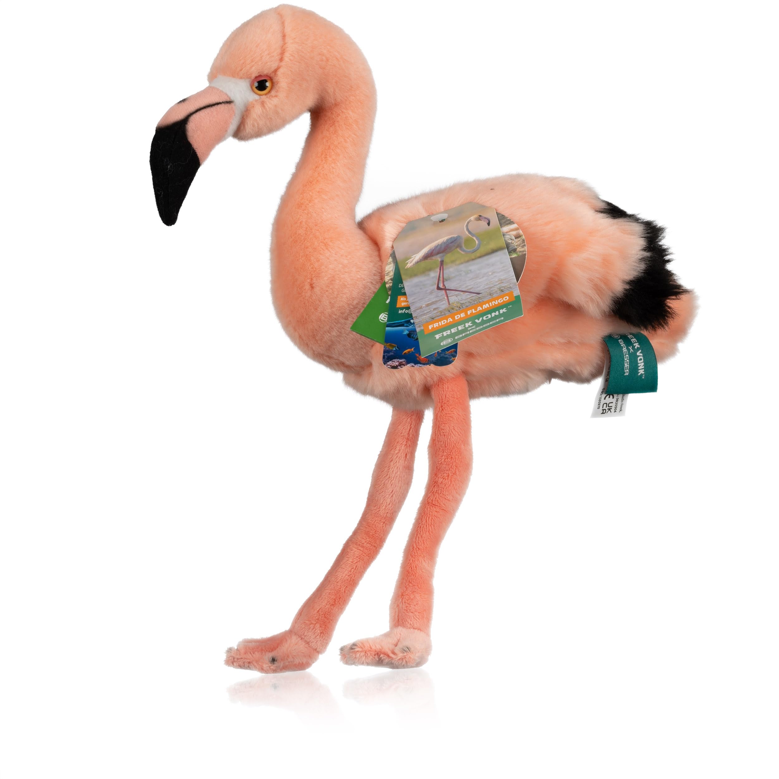 bresser-freek-vonk-frida-flamingo-kuscheltier-35-cm-mit-recyclingf-llung image 3