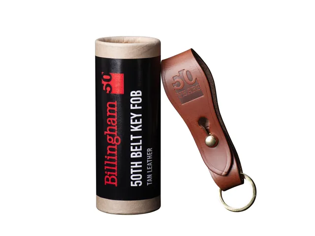 billingham-50th-anniversary-belt-key-fob-schl-sselanh-nger-aus-leder image 1