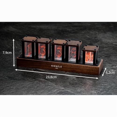 bresser-kienzle-led-nixie-uhr-echt-holz-rgb-1-600-farben-usb-c image 7