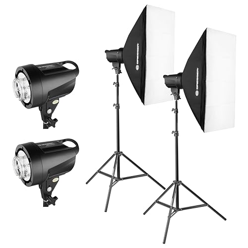 bresser-brt-200-studioblitz-set-200w-2er-set-mit-softboxen-und-stativen image 8
