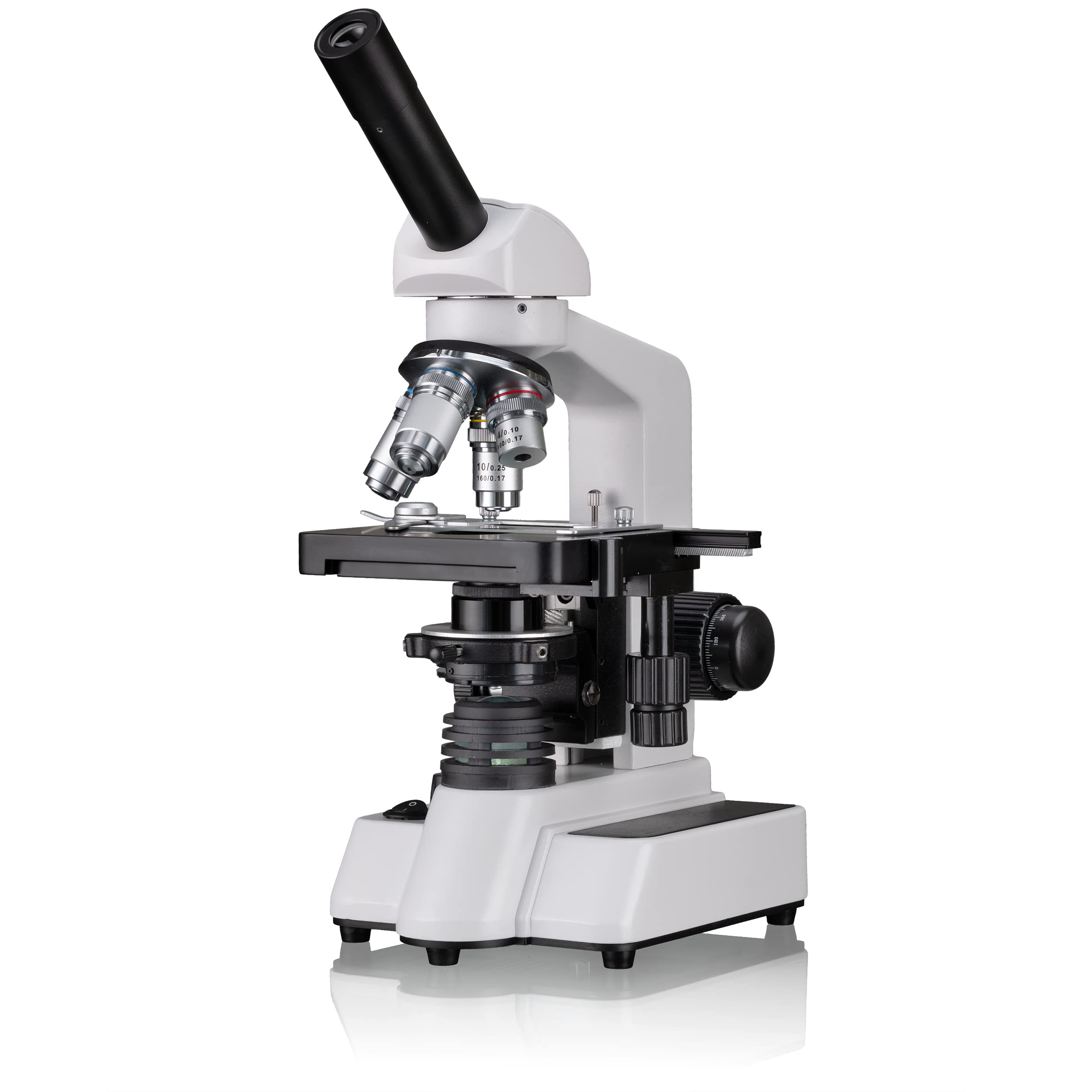 bresser-erudit-dlx-mikroskop-40x-1000x-mit-din-objektiven-und-led image 1