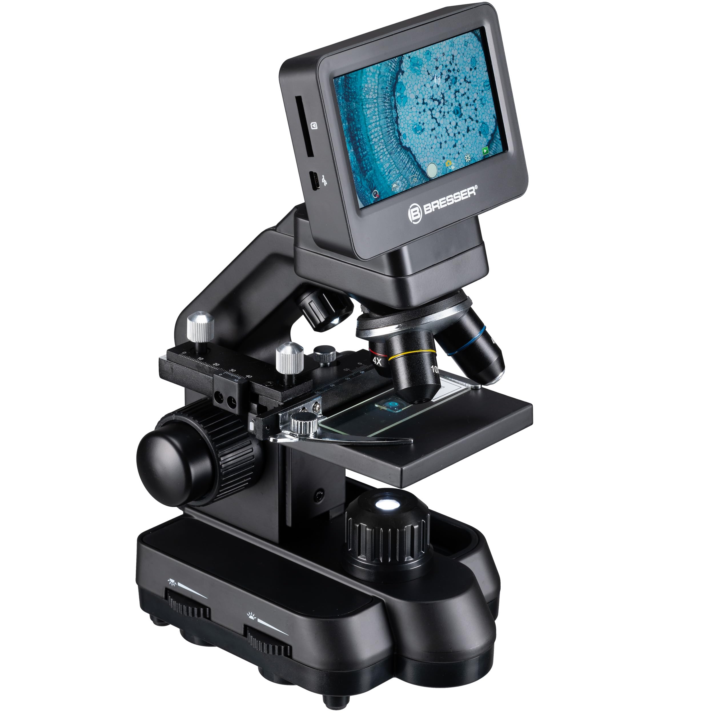 bresser-biolux-touch-5-mp-lcd-mikroskop-mit-hdmi-usb-und-kreuztisch image 2