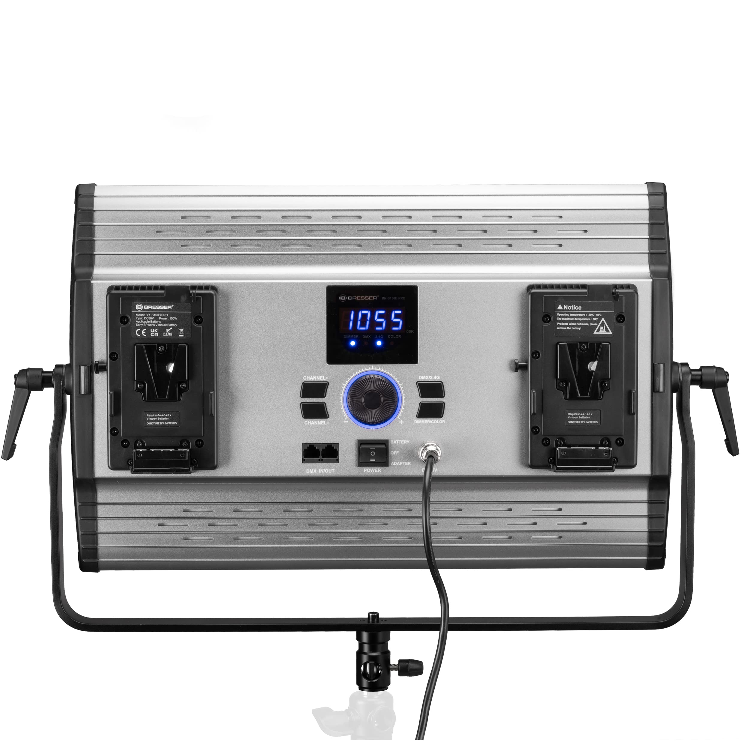 bresser-br-s150b-pro-led-panel-bi-color-150w-15-000-lumen-dimmbar image 3
