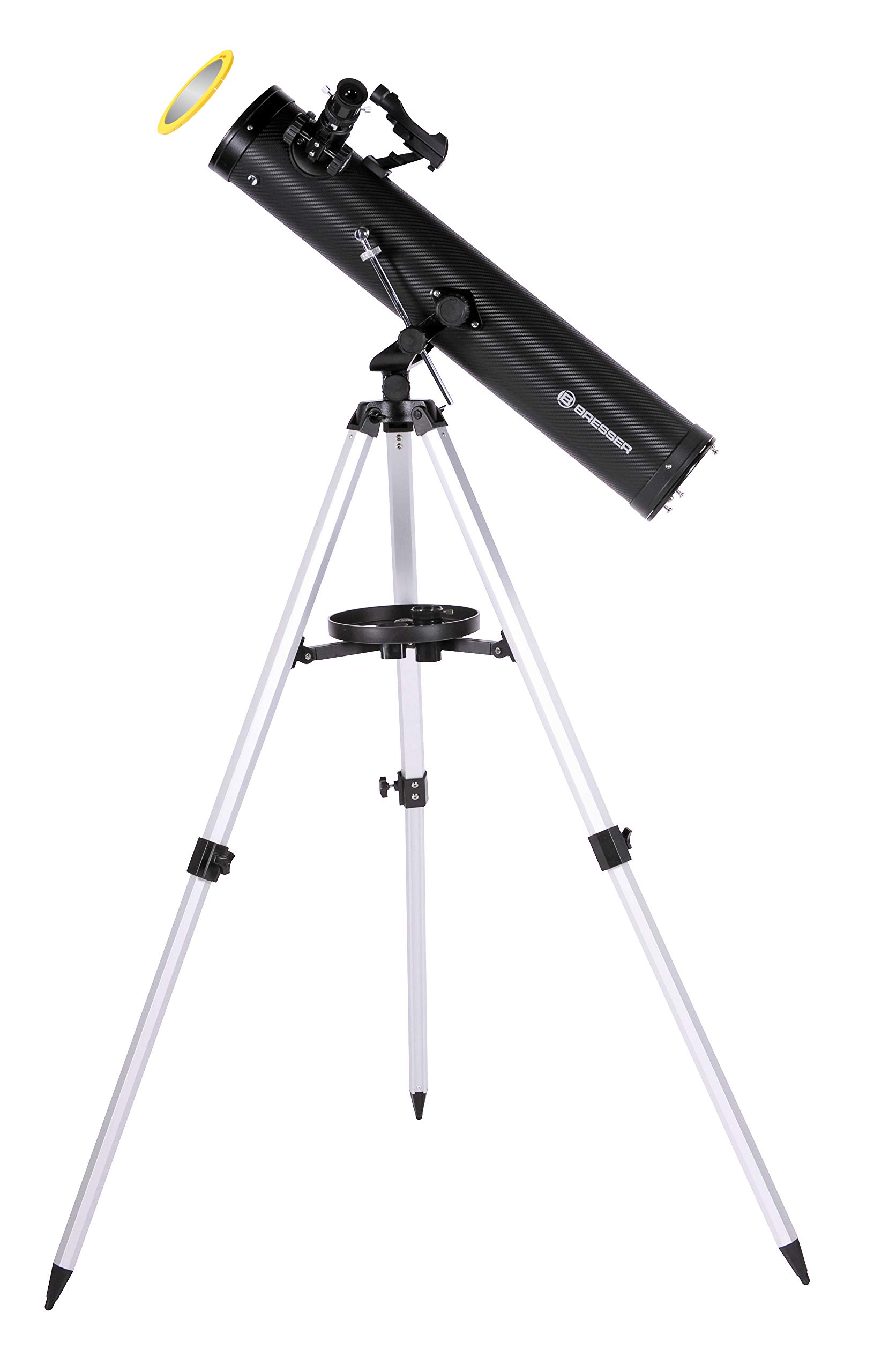 bresser-venus-76-700-spiegelteleskop-azimutal-mit-smartphone-adapter-und-sonnenf image 1