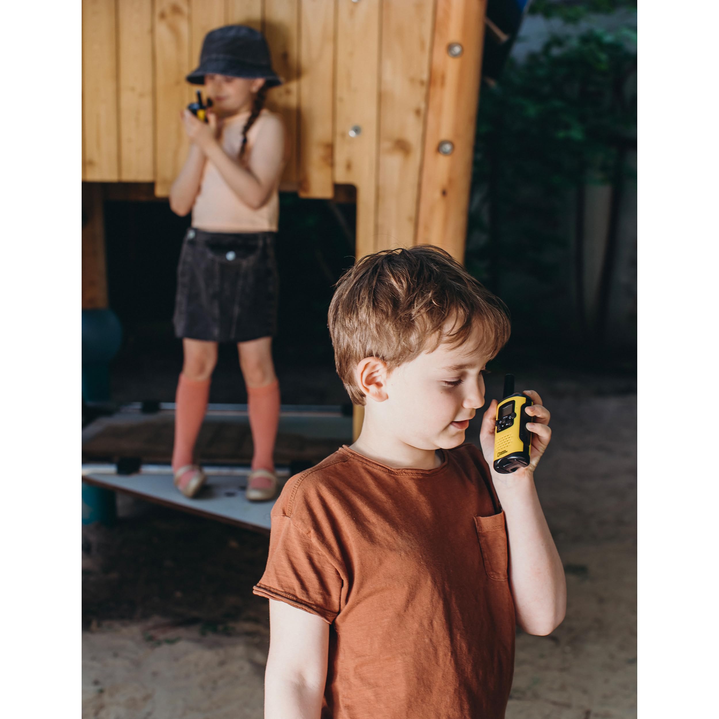 bresser-national-geographic-walkie-talkie-2er-set-6-km-schwarz-gelb-9111450 image 4