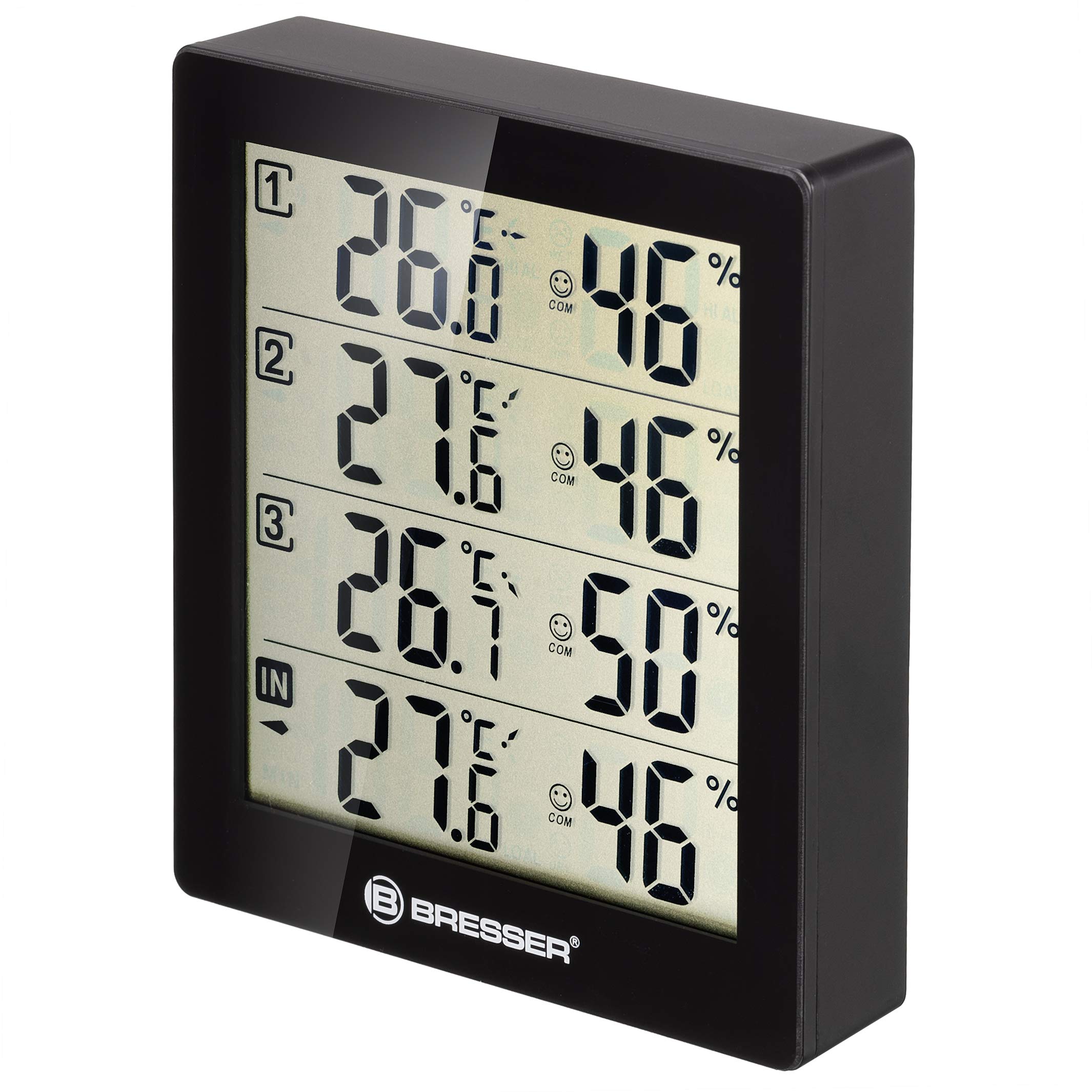 bresser-temeo-hygro-quadro-wetterstation-funk-mit-3-au-ensensoren image 4