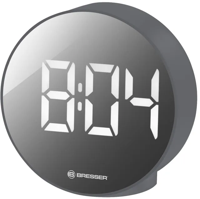 bresser-mytime-echo-fxr-led-wecker-mit-temperaturanzeige-grau image 1