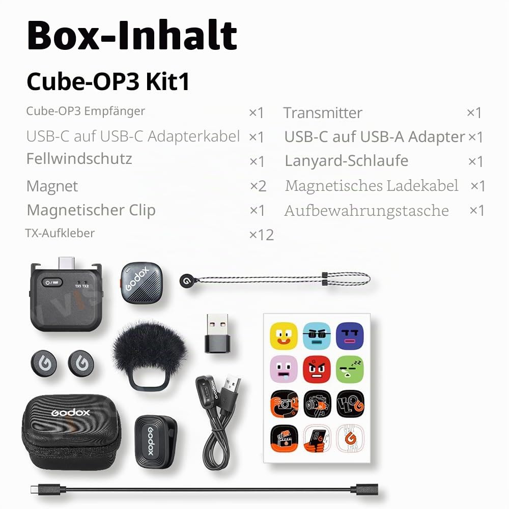 godox-cube-op3-funk-ansteckmikrofon-f-r-dji-osmo-pocket-3 image 8