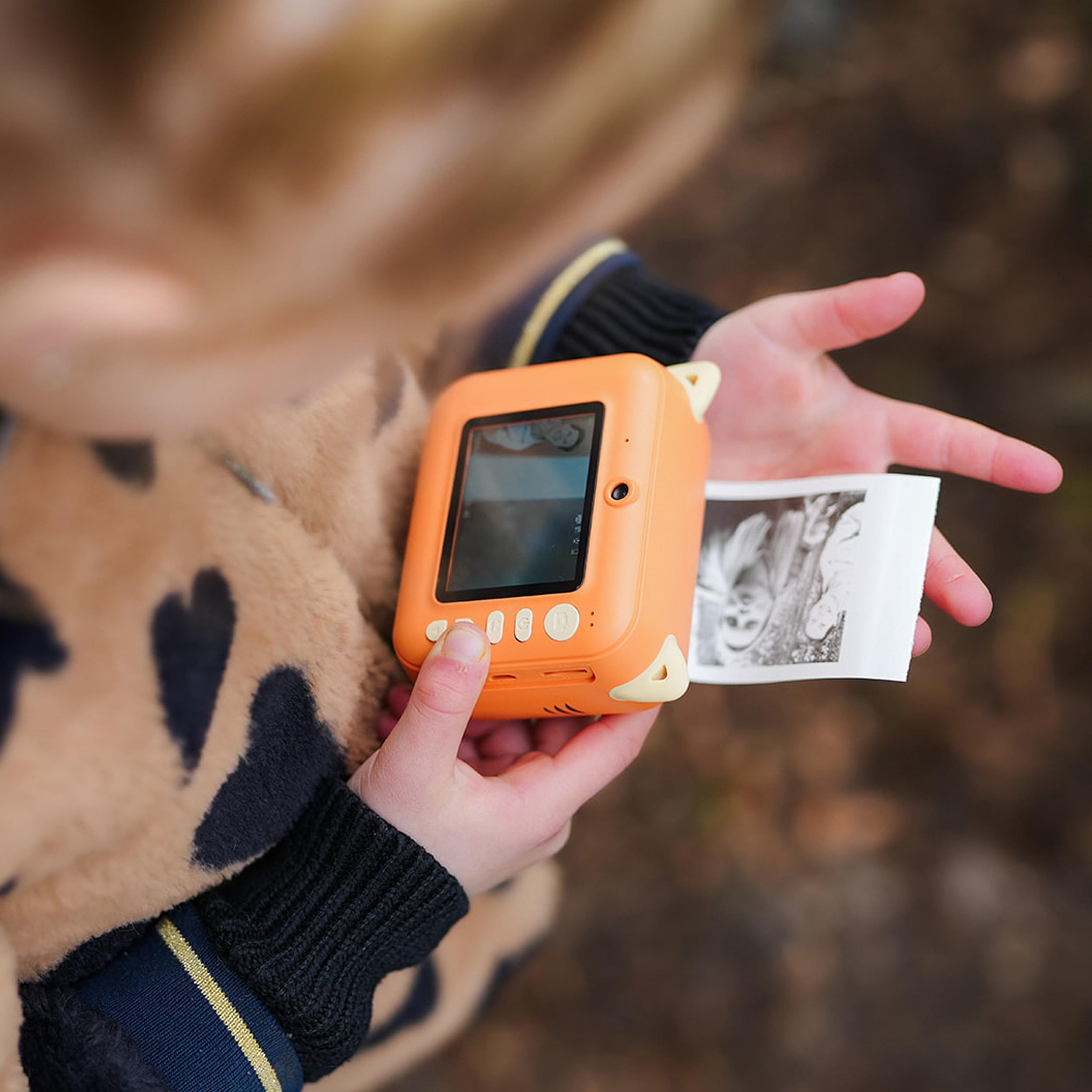 bresser-freek-vonk-x-bresser-kinder-sofortbildkamera-mit-drucker-tigerdesign image 8