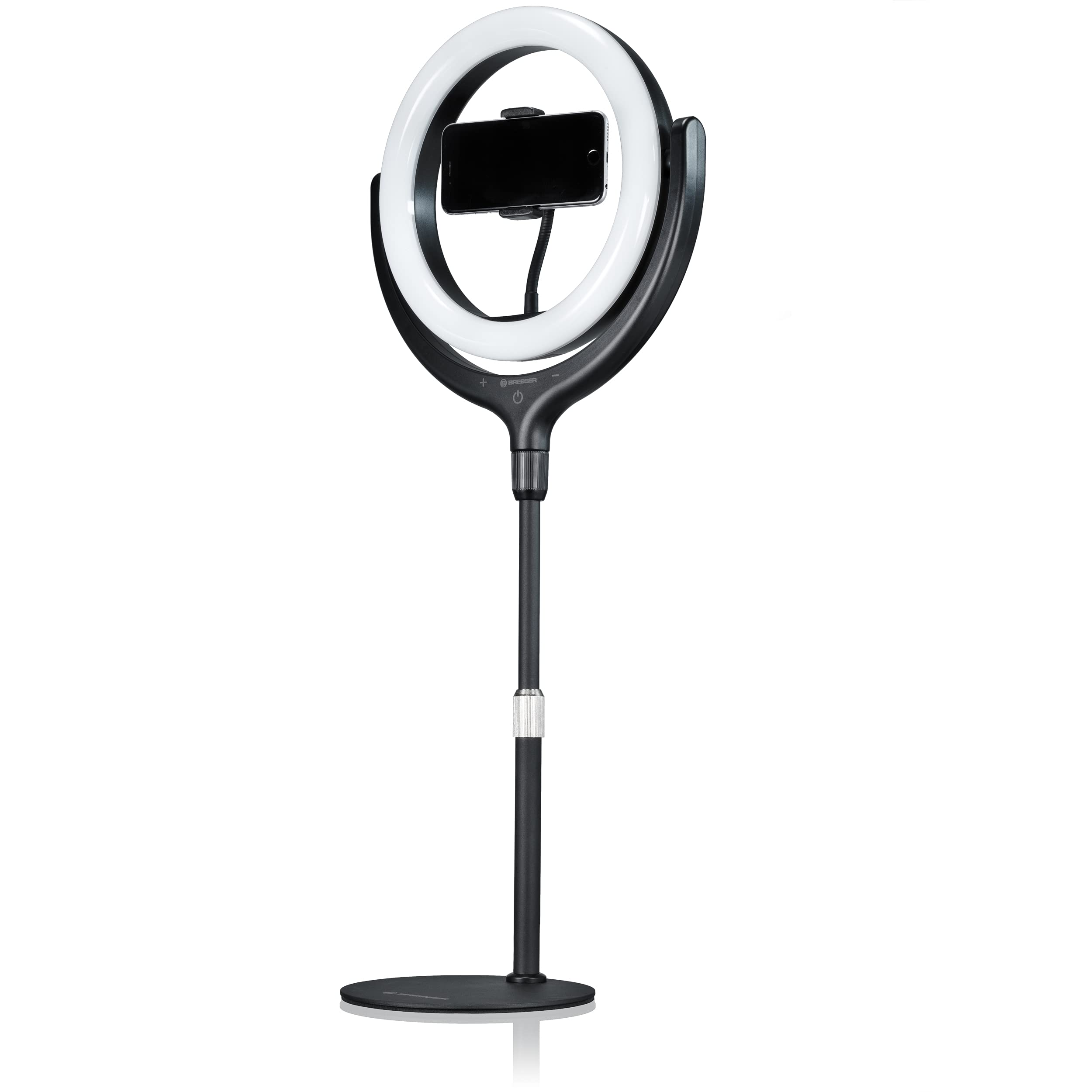 bresser-rl-10b-led-ringlicht-mit-stativ-wei image 7