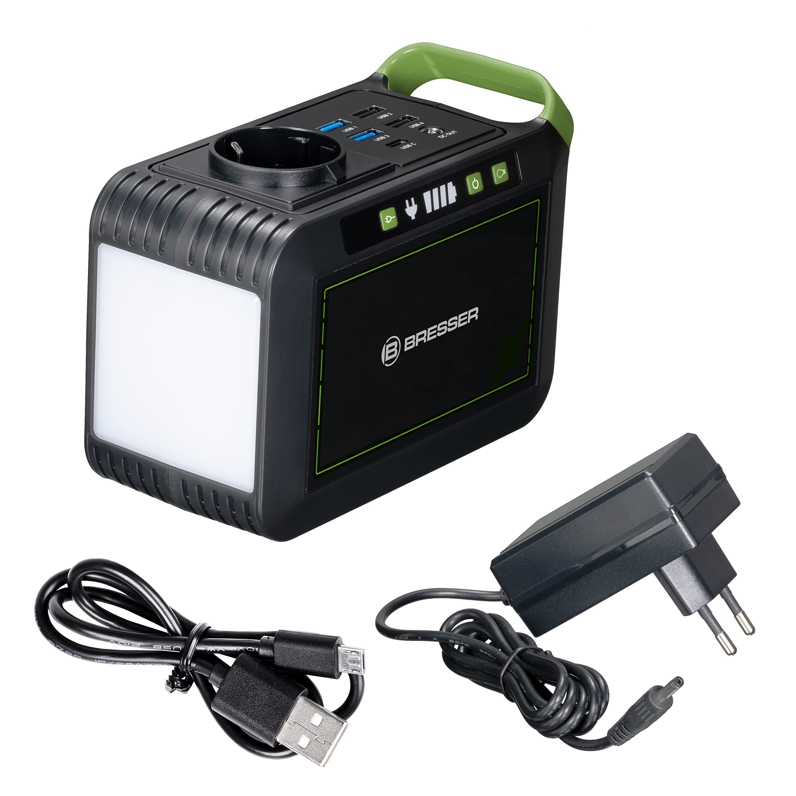bresser-mobile-power-station-88-8-wh-mit-usb-ac-dc-und-led-leuchte image 5