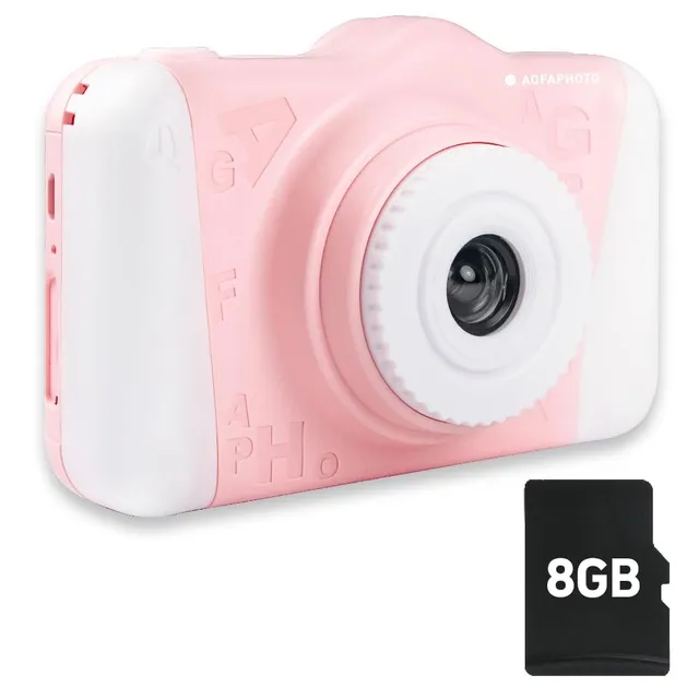 agfaphoto-realikids-cam-2-kinderkamera-12mp-1080p-3-5-zoll-rosa image 1