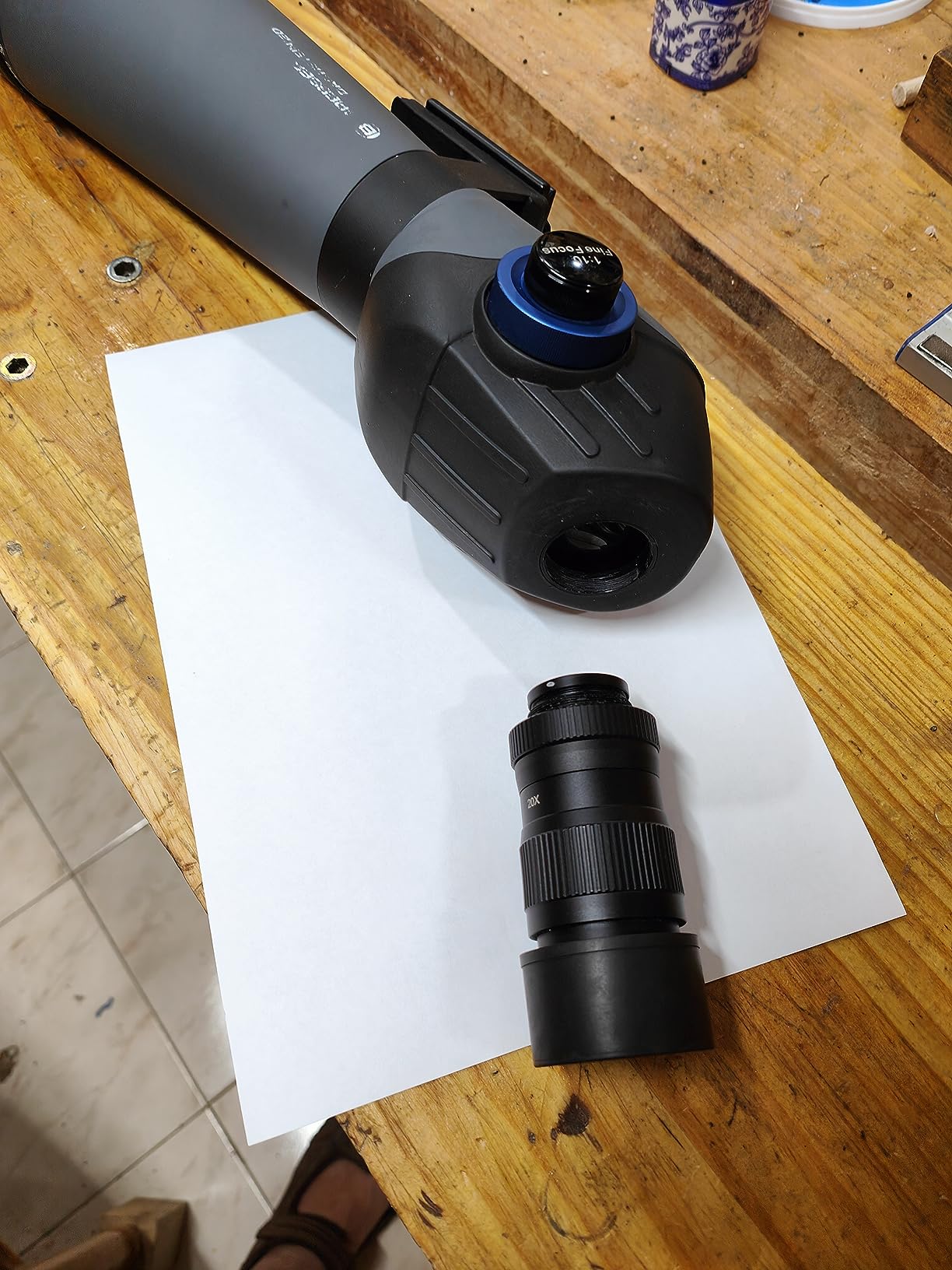 Scharf bis 60x