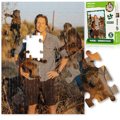bresser-freek-vonk-x-bresser-kinderpuzzle-b-renpaviane-100-teile-36-x-49-cm image 6