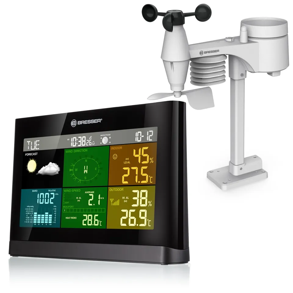 bresser-5-in-1-comfort-wetter-center-funk-wetterstation-mit-farbdisplay image 1