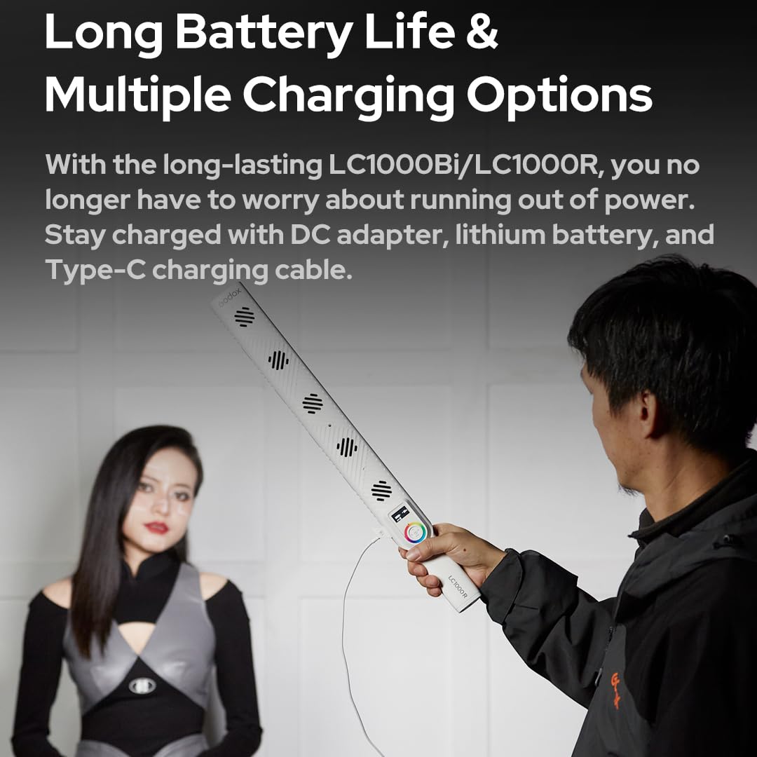 godox-lc1000bi-led-lichtstab-bi-color-2500k-8500k-100w-mit-barndoor image 3