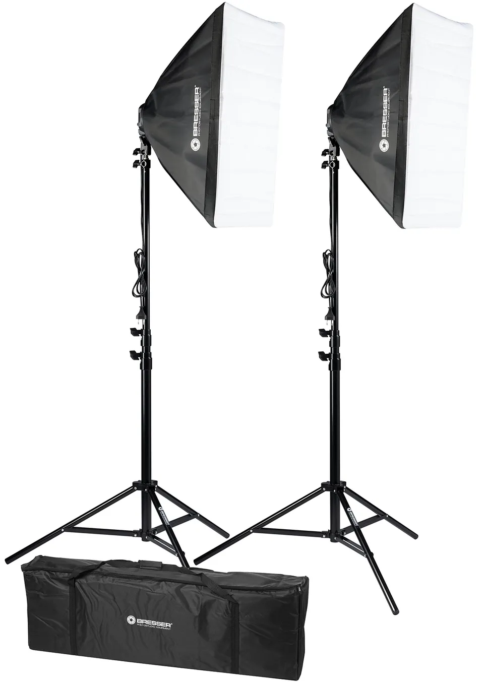 bresser-br-2245-fotostudio-set-1800w-mit-softboxen-und-stativen image 1