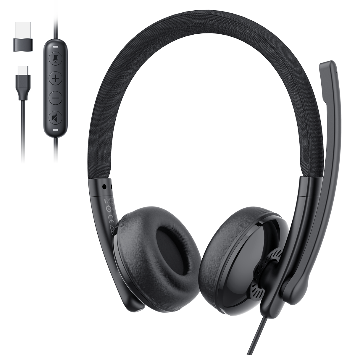 emeet-geniuscall-hs50-usb-headset-mit-noise-cancelling-mikrofon image 2