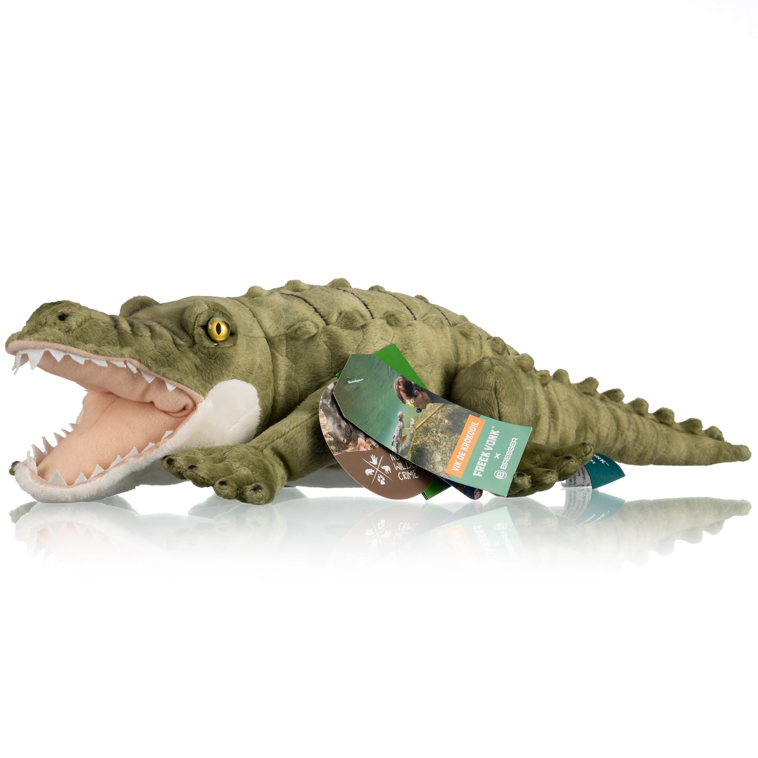 bresser-freek-vonk-x-bresser-vik-krokodil-kuscheltier-50-cm-recyclingf-llung image 3