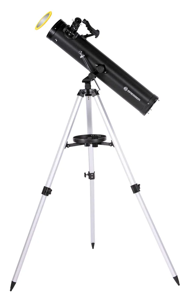 bresser-venus-76-700-spiegelteleskop-azimutal-mit-smartphone-adapter-und-sonnenf image 1