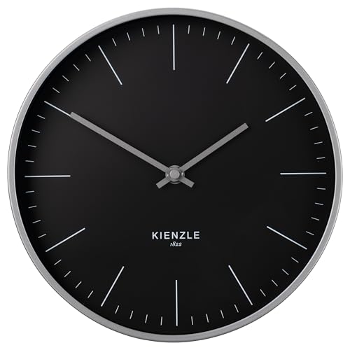 bresser-kienzle-modern-funkwanduhr-25-cm-stahlrahmen-anthrazit image 8