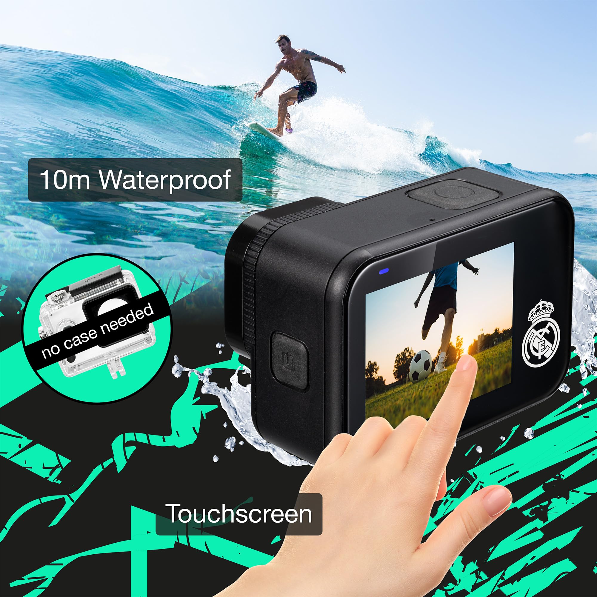 bresser-real-madrid-action-cam-4k-zwei-displays-bildstabilisierung-wasserdicht-1 image 4