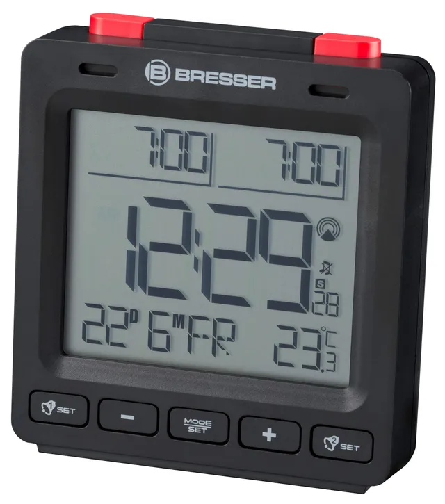 bresser-mytime-easy-ii-funkwecker-mit-thermometer-schwarz image 1