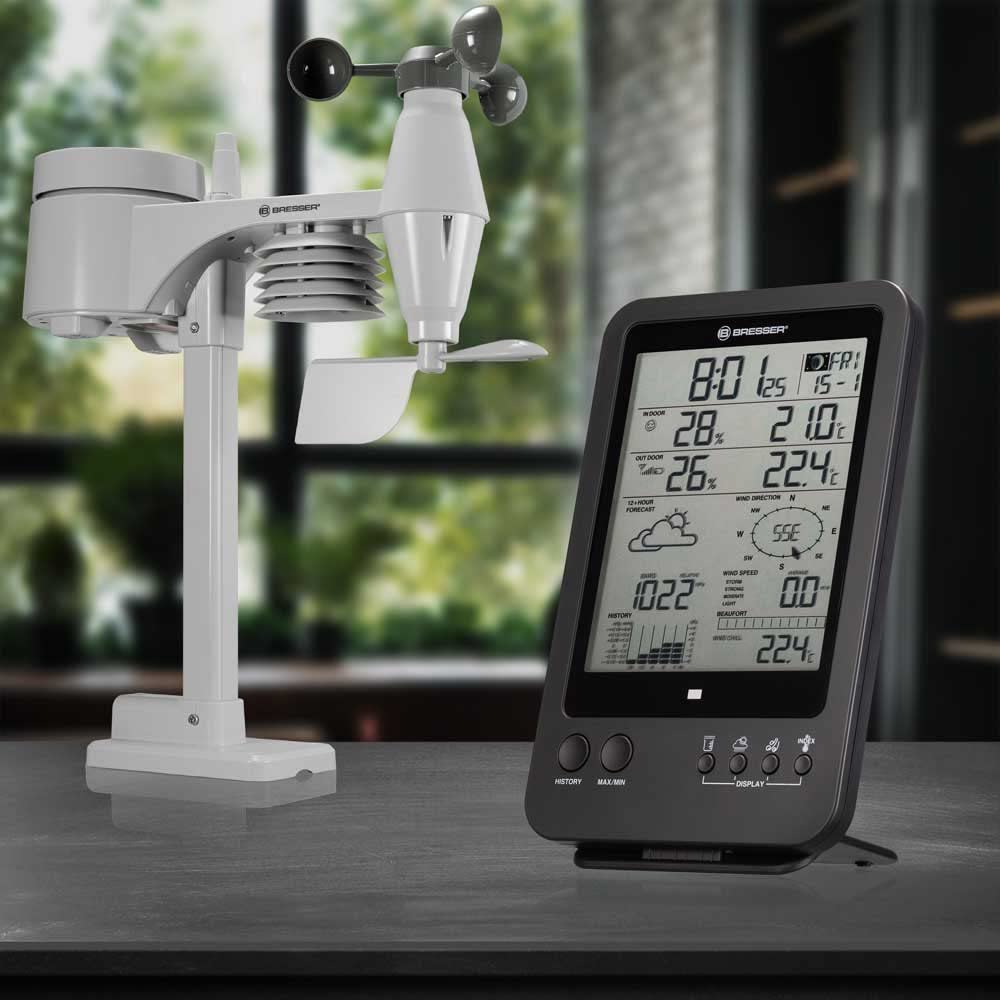 bresser-5-in-1-profi-wetterstation-funk-mit-au-ensensor-schwarz image 2