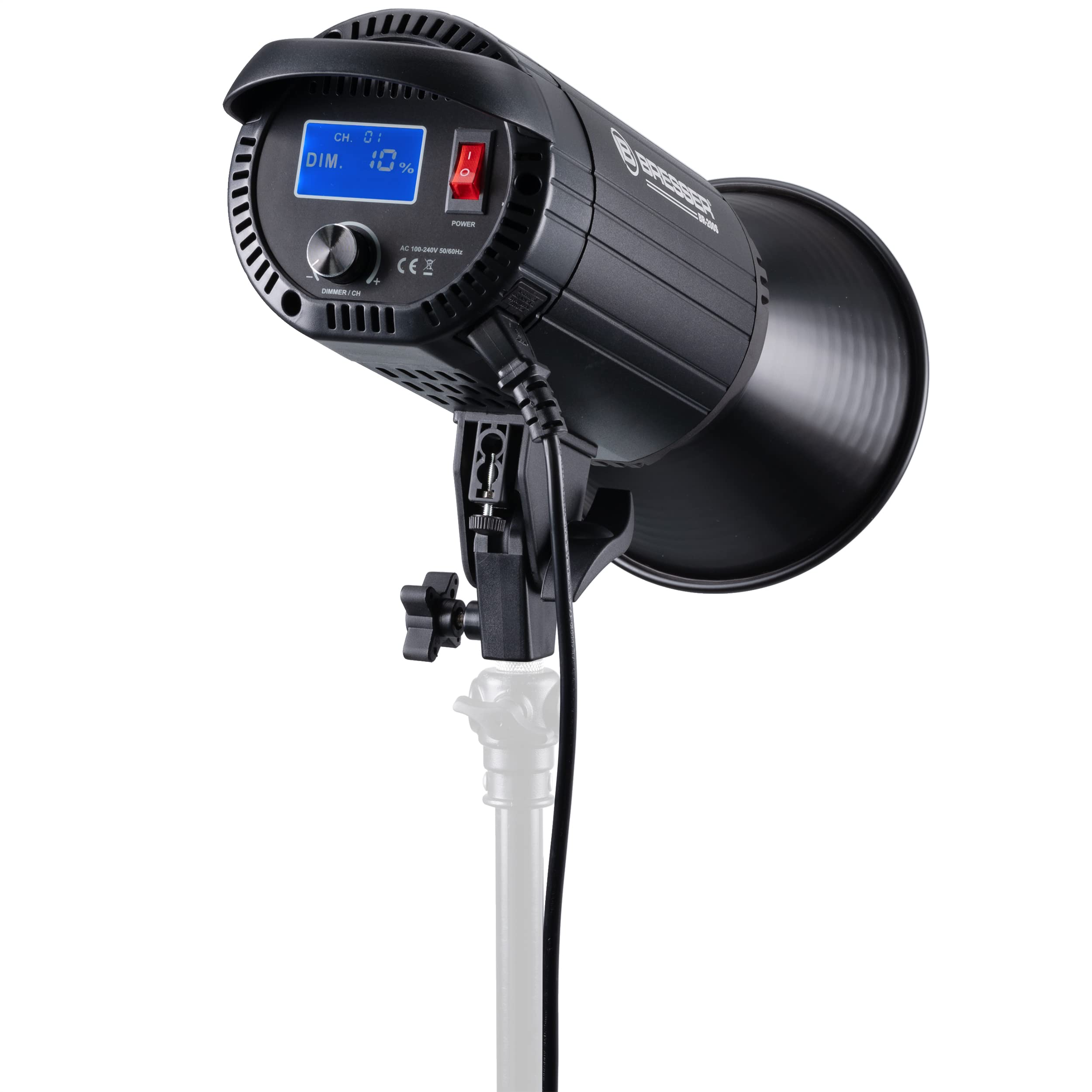 bresser-br-200s-cob-led-studiolampe-200w-13-500-lumen-s-bajonett image 3