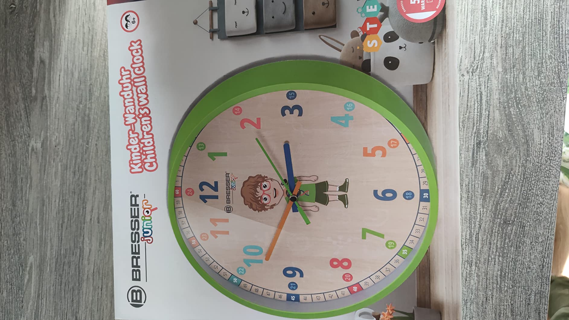 Perfekte Lernuhr fürs Kinderzimmer