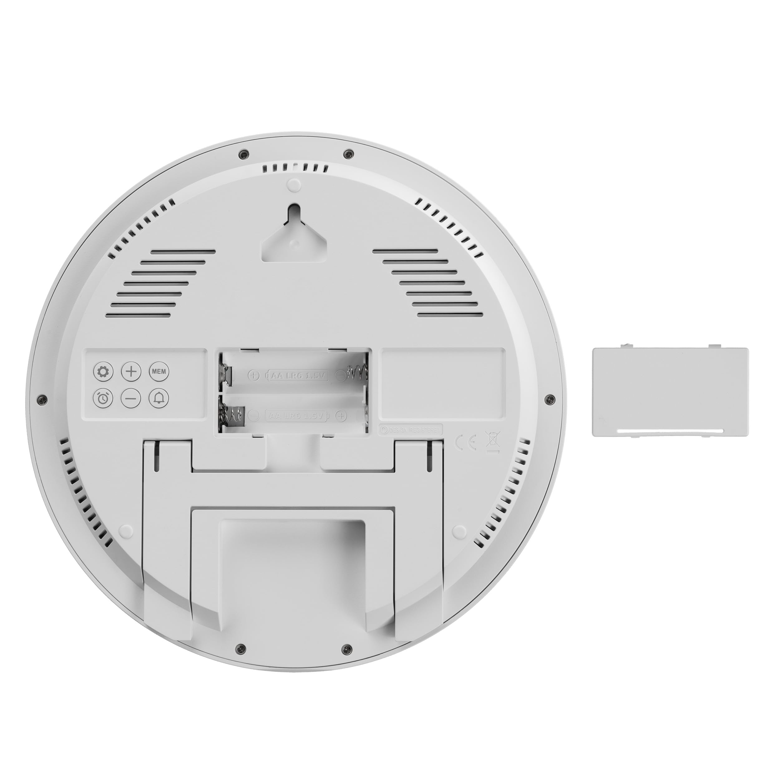 kienzle-dcf-funkwanduhr-18-7-cm-mit-innentemperatur-wei image 6