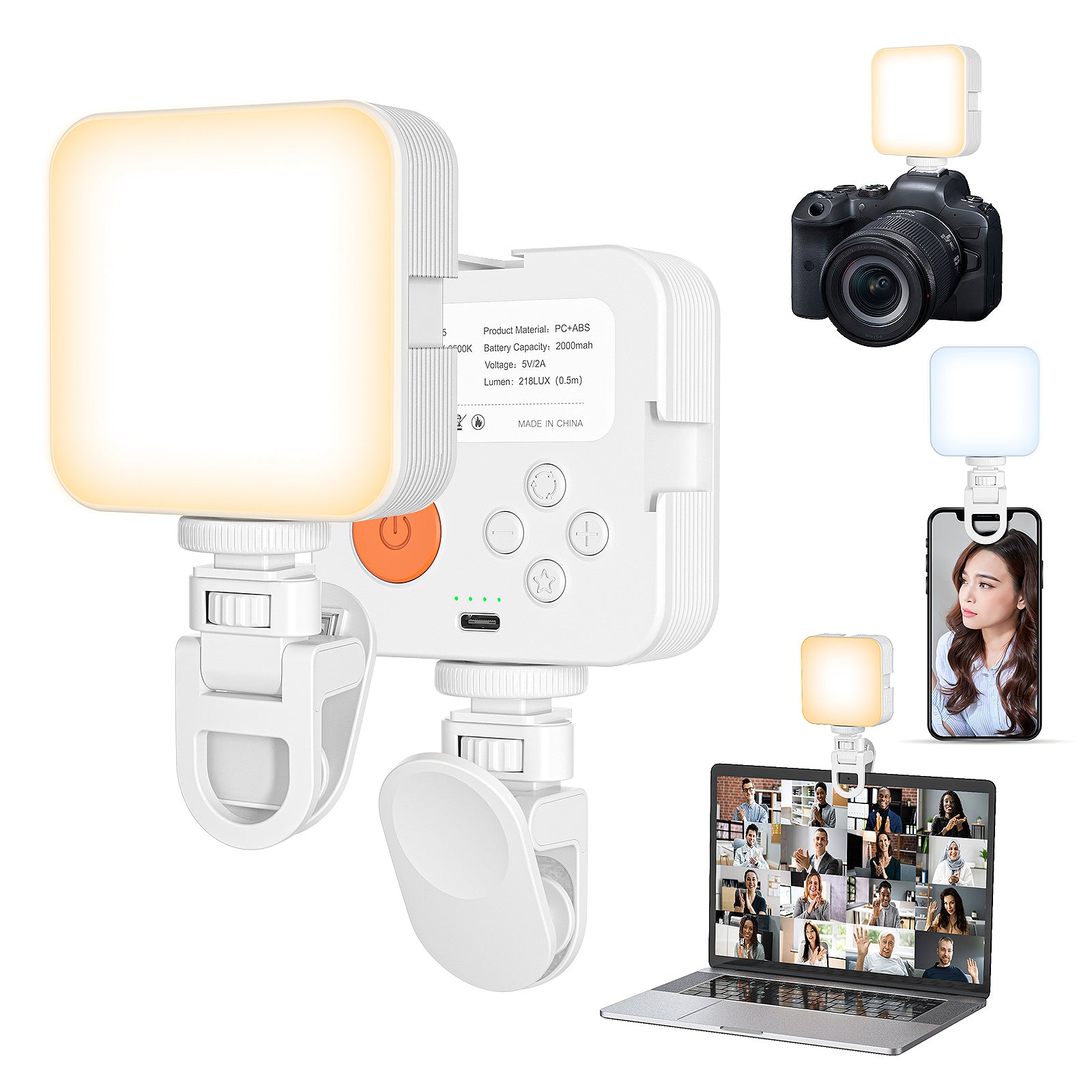 emeet-three-color-led-videoleuchte-mit-akku-142-leds image 3