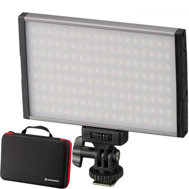 bresser-pt-pro-15b-bi-color-led-videoleuchte-3200-5600-k-dimmbar image 1