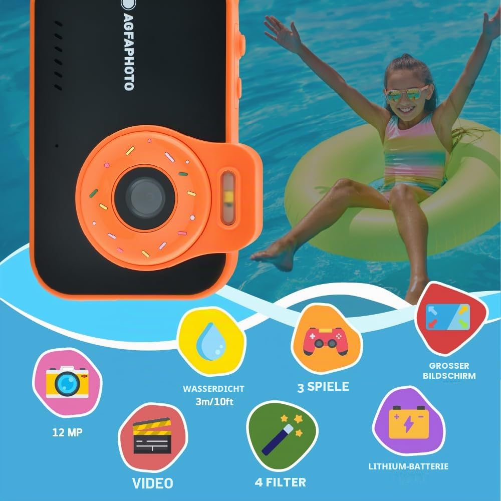 agfaphoto-realikids-cam-waterproof-2-kinderkamera-schwarz-12-mp-hd-video-wasserd image 2