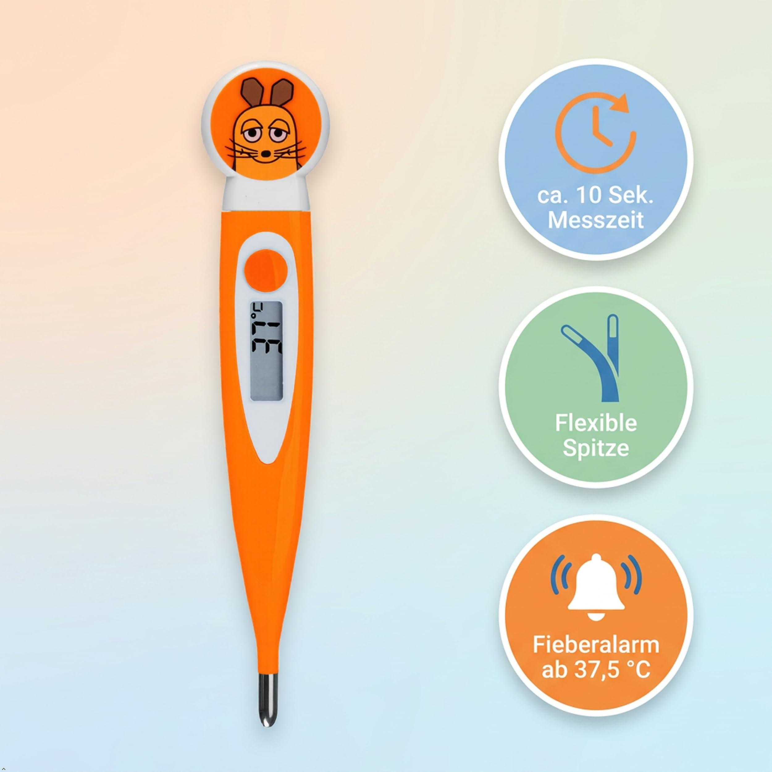 diemaus-digitales-fieberthermometer-kinder-flexible-spitze-10s image 2