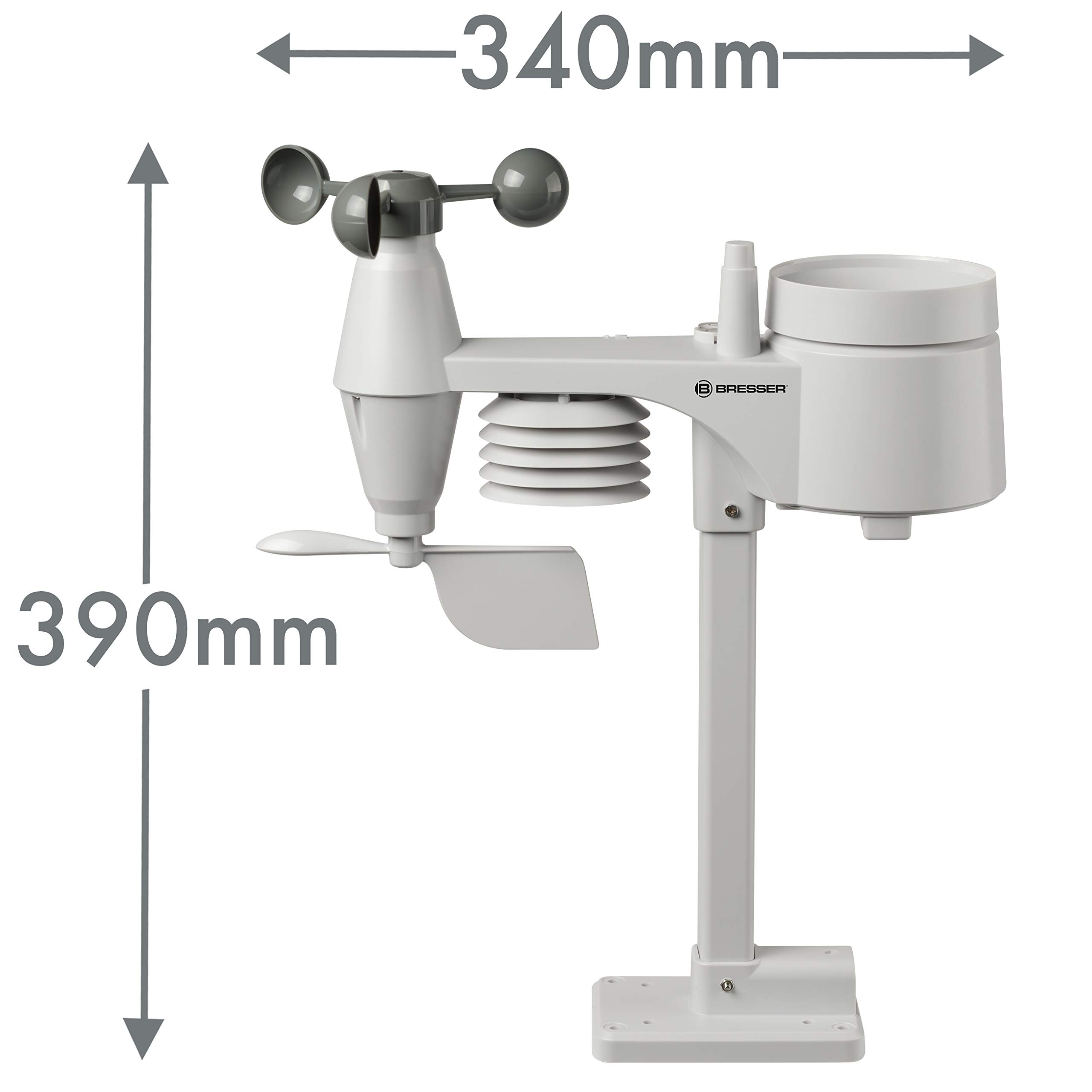 bresser-wetter-center-5-in-1-funk-wetterstation-mit-5-7-zoll-farbdisplay-schwarz image 3