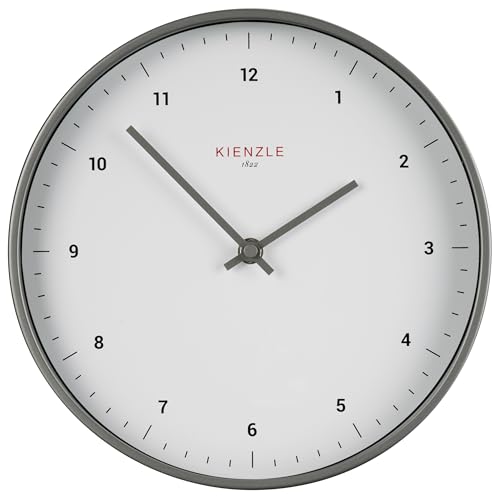 kienzle-classic-funkwanduhr-dcf-25-cm-stahlrahmen-silber image 8