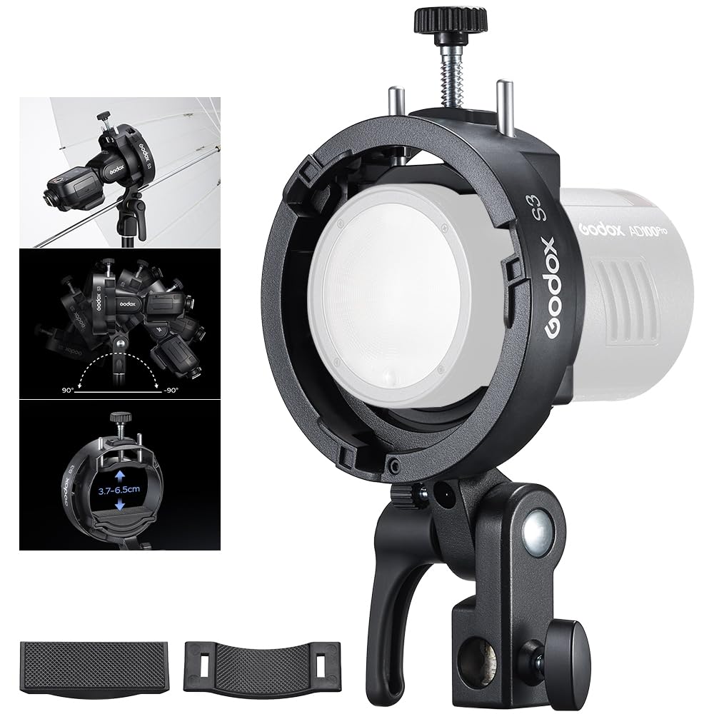 godox-s3-speedlite-halterung-s-type-bowens-f-r-ad200pro-ii-ad300pro-ii-v1pro image 1
