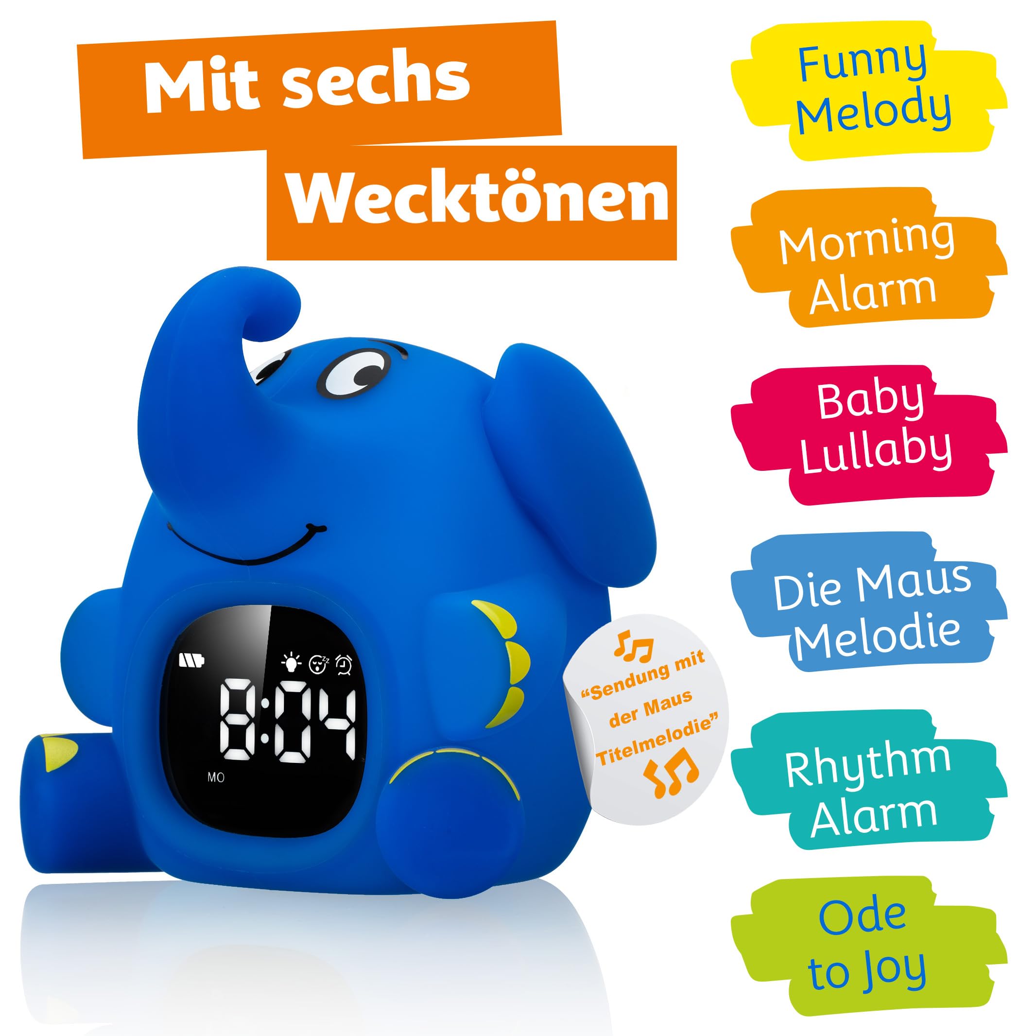 bresser-diemaus-lichtwecker-elefant-kinderwecker-mit-nachtlicht image 5