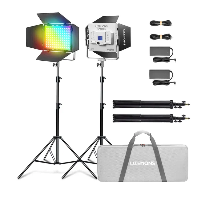 godox-lp400r-rgb-led-panel-36w-1800k-10000k-2er-set-mit-app image 1