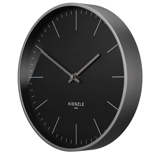 bresser-kienzle-modern-funkwanduhr-25-cm-stahlrahmen-anthrazit image 6