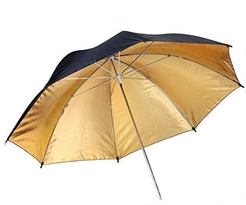 bresser-br-bg83-reflexschirm-schwarz-gold-83-cm image 1