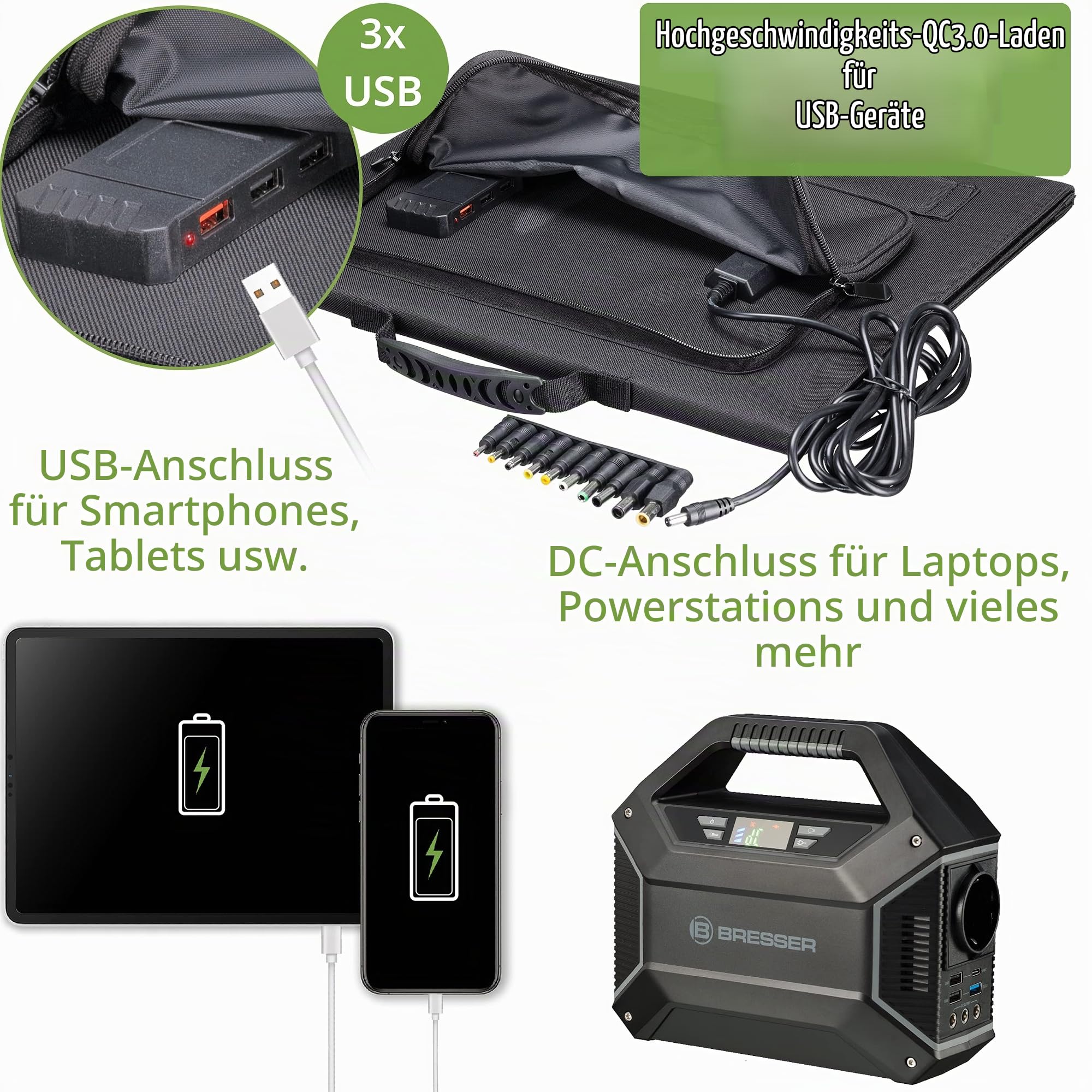 bresser-solar-ladeger-t-40w-mit-dc-3x-usb-a-inkl-qc3-0 image 4