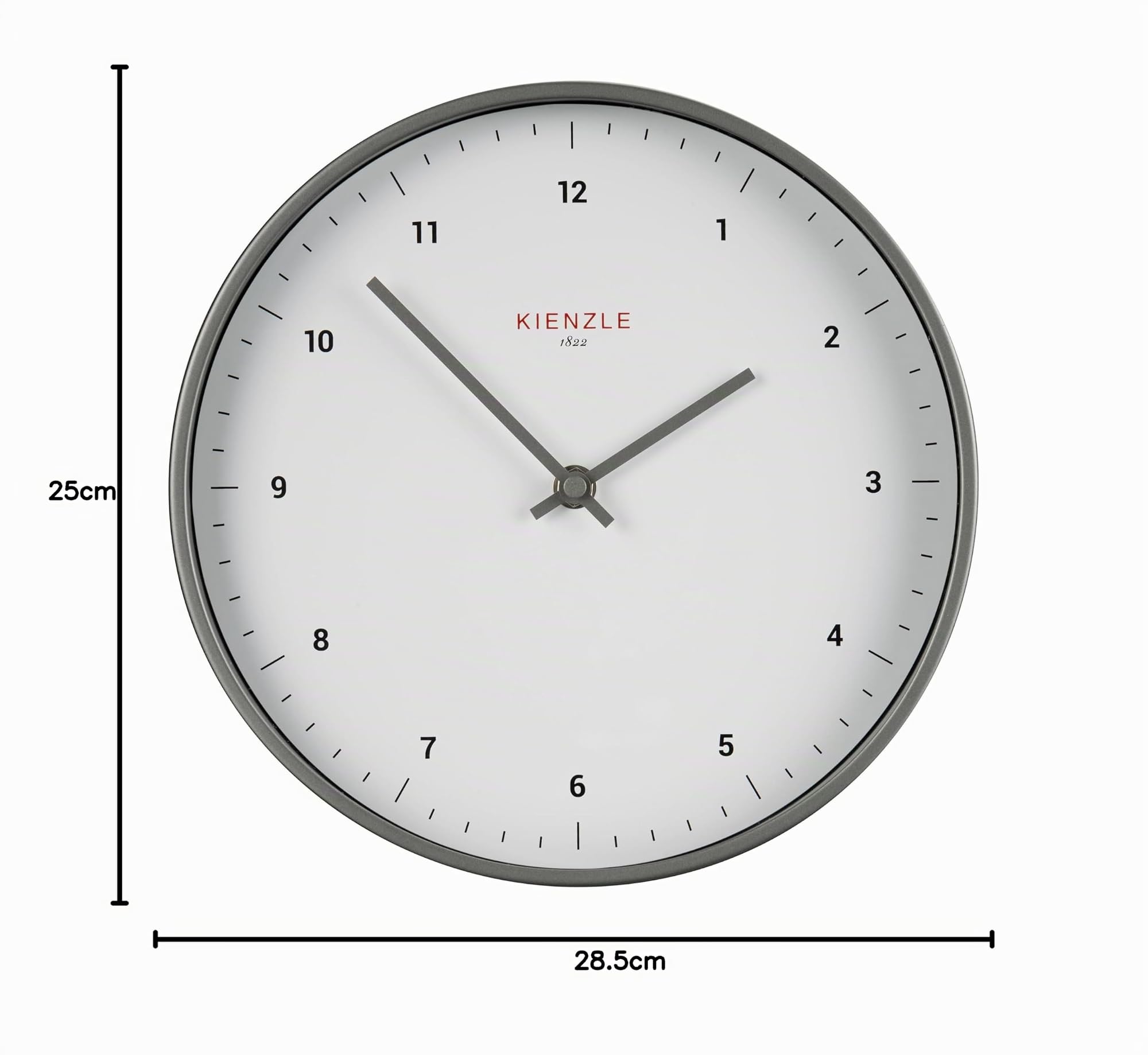 kienzle-classic-funkwanduhr-dcf-25-cm-stahlrahmen-silber image 5